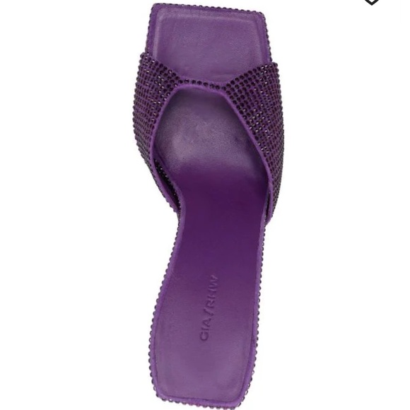 GIABORGHINI glass-crystal embellished mules - Picture 2 of 3